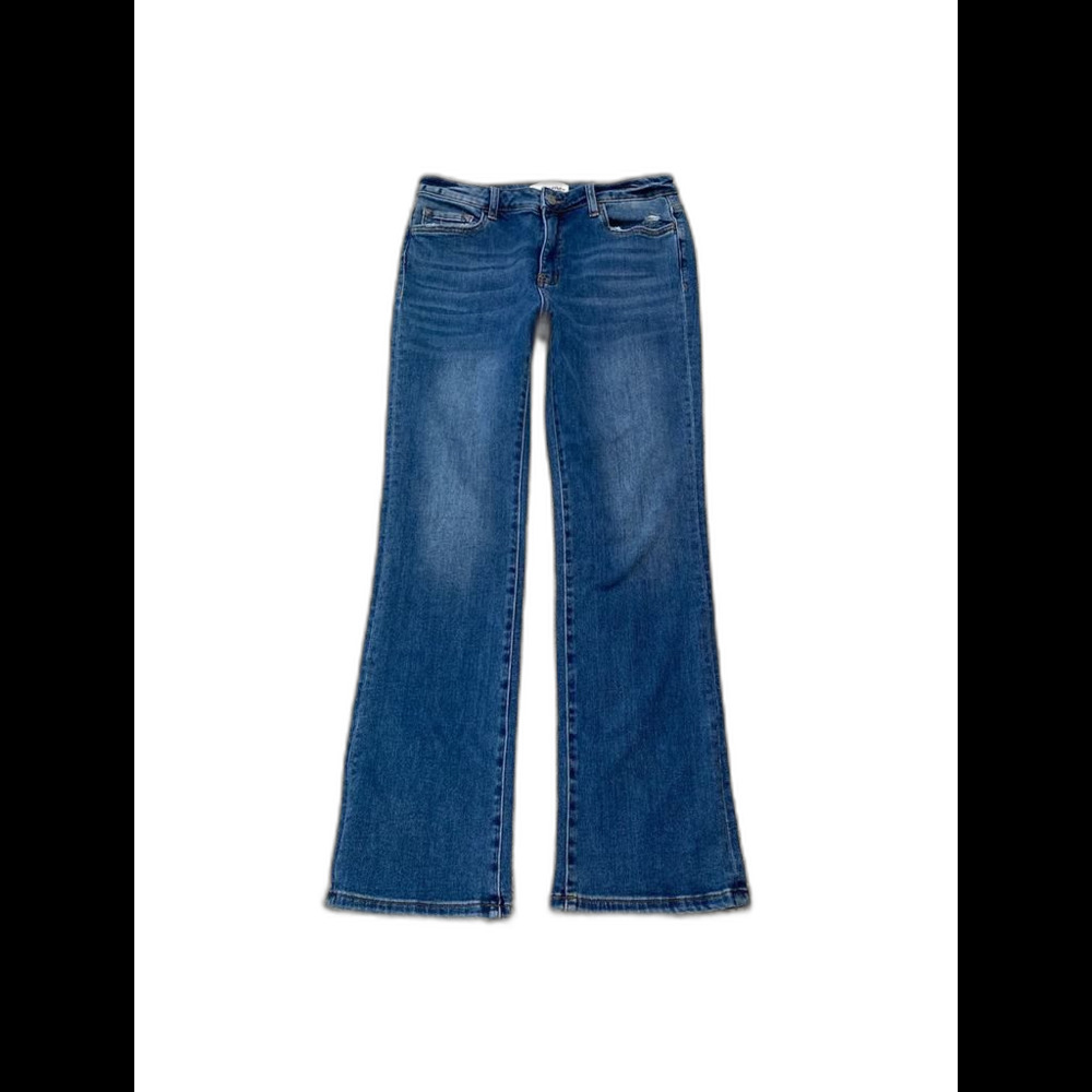 Vervet Blue Y2k Midrise Lightly Distressed Bootcut Slight Flare Jeans Size 30